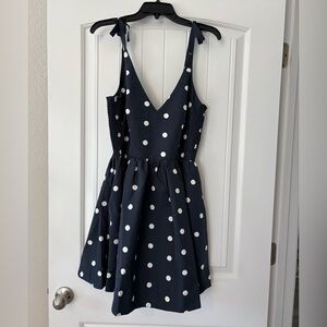 NWT💓Navy Blue TAFFETA DRESS sz Medium